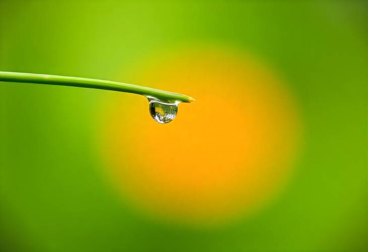 Natures Tears CloseUp of a Water Drop